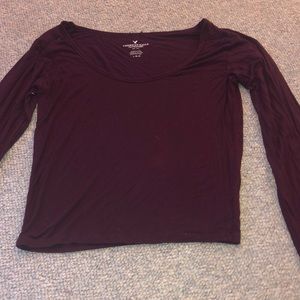 American Eagle Long Sleeve V-Neck